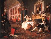 William Hogarth Marriage a la Mode Scene II Early in the Morning china oil painting reproduction